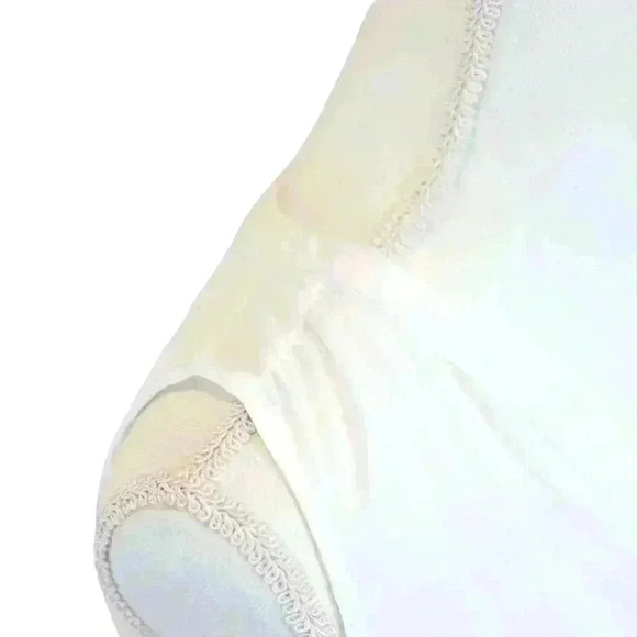 NYDJ White Sleeveless V-Neck Button-Up Blouse – Petite XS - Picture 5 of 7